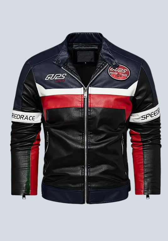 Jimi Hendrix Red Biker Leather Jacket